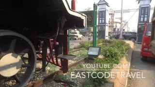 old locomotive engine  Lampang station, Thailand