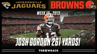 The Game That Made Josh Gordon Famous! (Jaguars vs. Browns 2013, Week 13)