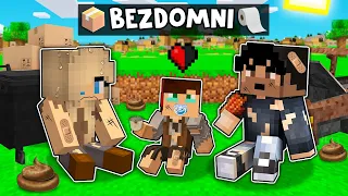 RODZINA BEZDOMNYCH ADOPTUJE MNIE W MINECRAFT?! GPLAY & LUMI