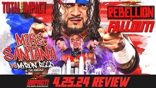 TNA IMPACT 4.25.24 REVIEW | REBELLION FALLOUT | DAVID PENZER JOINS US! | TNI