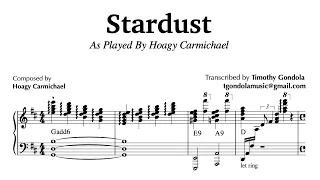 Stardust as played by Hoagy Carmichael himself