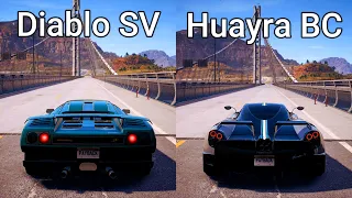 NFS Payback - Lamborghini Diablo SV vs Pagani Huayra BC - Drag Race