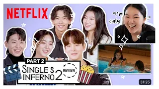 A LOVE TRIANGLE WHAT?! | Reacting to Cast of Single’s Inferno 2 reunited Part 2 [ENG]