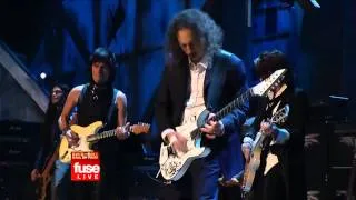 Metallica Jeff Beck Jimmy Page Rock and Roll Hall of Fame Ceremony 2009