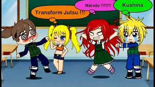 Past Naruto Uzumaki's first day in Ninja Academy || Kushina's Hilarious Reacts || Gacha Club