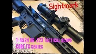 SIGHTMARK | Core TX series 1-4x24 AR223 scope