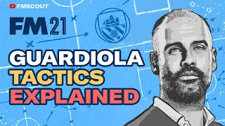 Pep Guardiola POSITIONAL PLAY Tactical Analysis and Recreation | Best Tactics FM21