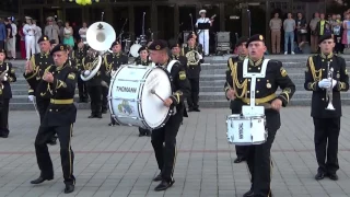 Оркестрове дефіле військового оркестру 194 ПМЗ ДССТ МІУ. Сурми України-2017