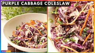 Purple Cabbage Coleslaw recipe | 28 Days Salad Challenge #Salad - 4