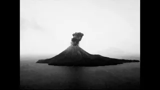 Krakatoa eruption of 2018 made oldified coupled with sounds of the May 1883 Krakatoa eruption