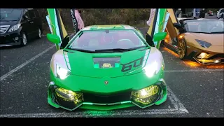 #世界最強諸星一家 #lamborghini #諸星ー家  スーパーカーイベント一番楽しい🎶🚗💨🎶 Supercars Event in Tokyo Ajinomoto Stadium Part 2