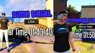 (FLASH WARNING) LSIA TIME TRIAL & MIRROR PARK JUNK ENERGY TIME TRIAL - Pointless GTA Gameplay