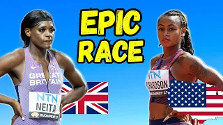 Daryll Neita vs Sha'Carri Richardson II 2024 Diamond League Shanghai Women's 200m