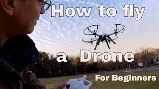 How to Fly a Quadcopter Drone (Lesson 1 (For Beginners)