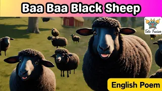 Baa Baa Black Sheep | A Heartwarming Poem for Kids | Nursery Rhymes | #shorts #kidspoemvideo #rhymes