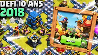 Réussir le Défi 2018 des 10 ans de Clash of Clans