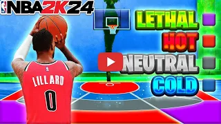 THE QUICKEST WAY TO EASILY GET ALL OF YOUR HOTZONES IN NBA 2K24!