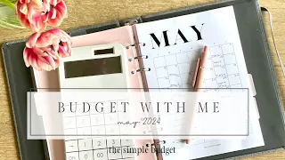 budget with me | may 2024 | zero based budgeting | dave ramsey inspired | family budget