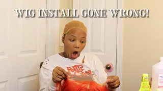 HOW TO DO A WIG INSTALL | GOES WRONG!! | AMAZON WIG REVIEW | Cole Jackson