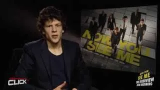 Jesse Eisenberg Video Interview for Now You See Me