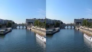Timelapse stereoscopic video in Paris.