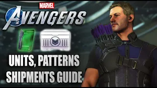 Marvel's Avengers - Units, Shipments & Patterns, Tips to earn FREE Cosmetics (Guide)