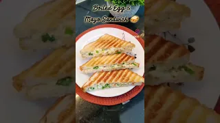 Try this Tasty Sandwich recipe🥪 Boiled Egg & Mayo Sandwich #shorts #youtubeshorts #viralvideo