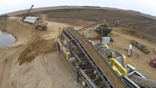 TCI gravel screening and crushing plant