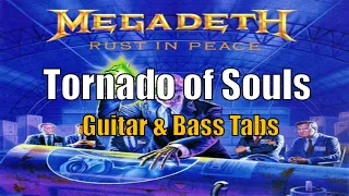 Tornado of Souls - Guitar Tab: All Riffs Warmup | Megadeth