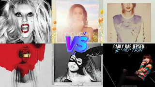 Born This Way vs Prism vs 1989 vs ANTI vs Dangerous Woman vs E.M.O.TION - Album Battle