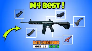 M416 BEST ATTACHMENTS FOR NO RECOIL 🔥 NEW PLAYERS WATCH THIS TO IMPROVE GAMEPLAY IN BGMI | PUBG
