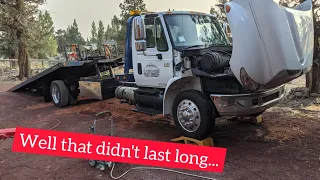 My new rollback tow truck only lasted a month...