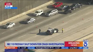 SigAlert issued for 110 Fwy for CHP investigation