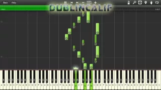 Undertale - Fallen Down Reprise Theme Piano Tutorial Synthesia