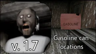 All 5 Gasoline can locations in Granny v. 1.7