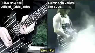 Avenged sevenfold - Seize the day - Original solo guitar VS improvisasi guitar solo - Live 2006