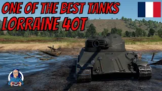 War Thunder ONE OF THE BEST TANKS, Lorraine 40t on Finland - gameplay