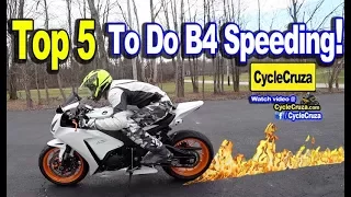 Top 5 Things To Do Before Speeding on Motorcycle | MotoVlog