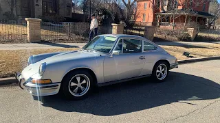 1972 Porsche 911S, documented 75k original miles.