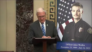 Sen. Cramer Honors Fallen North Dakota Police Officer on Senate Floor