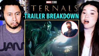 ETERNALS TRAILER BREAKDOWN Reaction! | Easter Eggs | Marvel Celestials & Avengers Endgame Connection