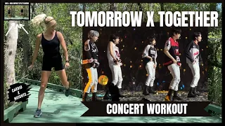 TXT CONCERT WORKOUT | CARDIO X WEIGHTS | BURN 500 KCAL | HIGH/LOW IMPACT SHOWN