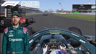 F1 2021 gameplay | Sebastian Vettel in Aston Martin at Silverstone (British GP- F1 2021)