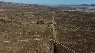 Flying my drone over San Andreas Fault