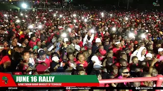 CIC Julius Malema Addresses EFF June 16 Rally.