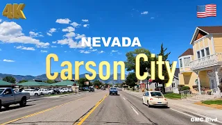 [4K]  Carson City 🇺🇸, Nevada USA in Oct 2022 - Drive