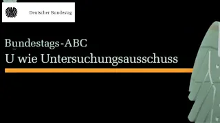 Untersuchungsausschuss: Kontrolle der Regierung