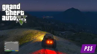 GTA 5 - Climb the Extreme Mountain by Car  (2023) 4K - Grand Theft Auto (GTA) V | PlayStation 5