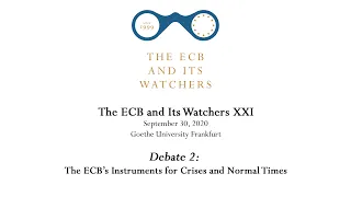 The ECB and Its Watchers XXI - Debate 2