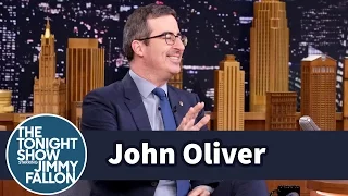 John Oliver Got Bounced from a Sauna and Tickled by the Dalai Lama